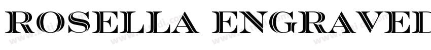 Rosella Engraved字体转换